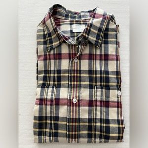 J.Crew Boys Relaxed Fit Lightweight Flannel Shirt